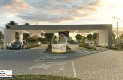 Terreno à venda no condomínio fechado terras alpha - rua ponta negra, 307,20m²