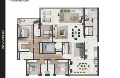 Apartamento com 3 quartos à venda na Marginal Pinheiros, Real Parque, São Paulo