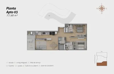 Apartamento com 2 quartos à venda na Rua Rio Grande Do Sul, Itacolomi, Balneário Piçarras