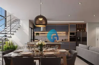 Cobertura com 4 dormitórios à venda, 154 m² por r$ 1.489.500,00 - três marias - são josé dos pinhais/pr