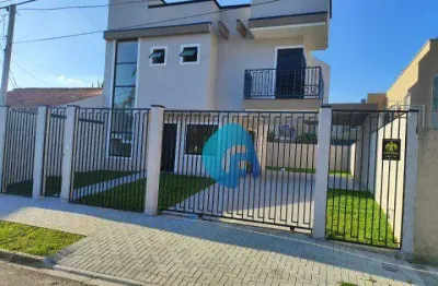 Sobrado com 3 dormitórios à venda, 116 m² por r$ 859.500,00 - cruzeiro - são josé dos pinhais/pr