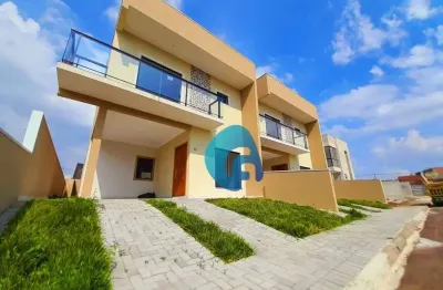 Sobrado com 3 dormitórios à venda, 129 m² por r$ 750.000,00 - ouro fino - são josé dos pinhais/pr