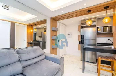 Apartamento com 1 dormitório à venda, 32 m² por r$ 331.990,00 - agua verde - curitiba/pr