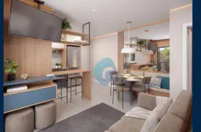 Apartamento com 2 dormitórios à venda, 50 m² por r$ 369.990,00 - pedro moro - são josé dos pinhais/pr