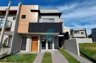 Sobrado com 3 dormitórios à venda, 115 m² por r$ 729.000 - costeira - são josé dos pinhais/pr