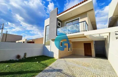 Sobrado com 3 dormitórios, 125 m² - venda por r$ 600.000,00 ou aluguel por r$ 4.001,00/mês - são marcos - são josé dos pinhais/pr