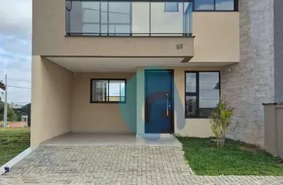 Sobrado com 3 dormitórios à venda, 141 m² por r$ 859.000 - costeira - são josé dos pinhais/pr