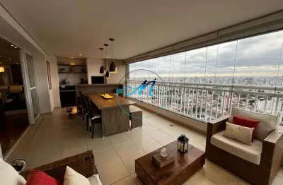 Alto padrão 146m² com 3 suítes, 3 vagas, varanda gourmet e estrutura premium