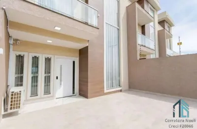 Sobrado mobiliado com terraço , 03 quartos c/suíte, 04 vagas, no pinheirinho em curitiba pr