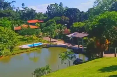 Chácara poucos metros da br 116, 04 tanques de peixes, 03 casas, nascentes, areia branca dos assis -  mandirituba pr