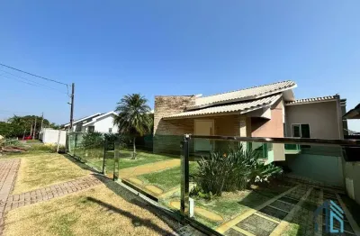 Casa moderna, 04 quartos c/suítes, piscina, área de laser em são miguel do oeste pr