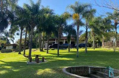 Chácara linda,(permuta) localização privilegiada com casa 04 quartos, em campina grande do sul pr