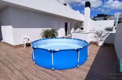 Cobertura, terraço com churrasqueira, 03 quartos c/suíte, 02 vagas em flores da cunha rs