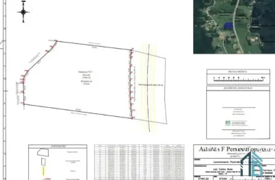 Terreno em biguaçu - sc, com 140mil m2, 04 frentes, 2 frentes para a br.