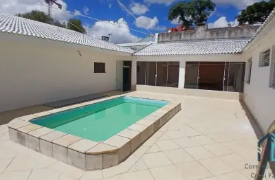 Casa térrea 04 quartos, edícula, ático, quintal, piscina, no boa vista em curitiba pr