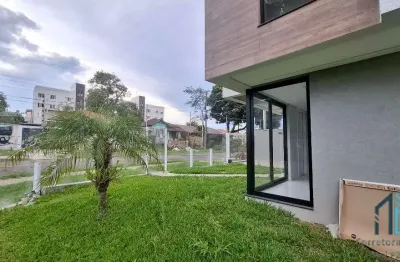 Sobrado alto padrão de esquina, com ático e terraço, 03 suítes, no boa vista em curitiba pr