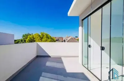 Sobrado novo a venda 02 quartos c/suíte, terraço santa felicidade em curitiba pr