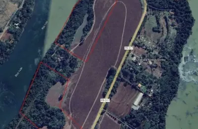Área a venda, são 02 áreas totalizando, 21 hectares na margem do rio ivaí (floresta-pr) eng. beltrão