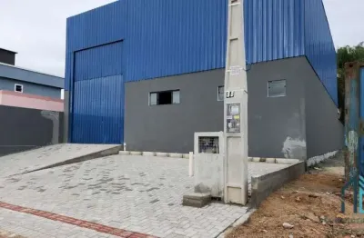 Barracão/galpão comercial novo, com 360,00m² de terreno e 270m² construídos em gaspar -sc