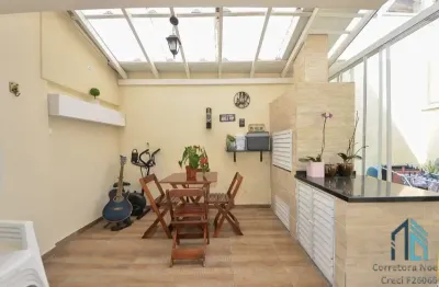Sobrado lindo, semi mobiliado, 03 quartos c/suíte, área gourmet, no xaxim em curitiba - pr
