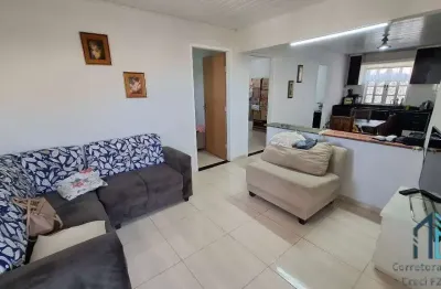 Casa a venda 03 quartos, ótimo espaço nos fundos, no guaraituba em colombo - pr