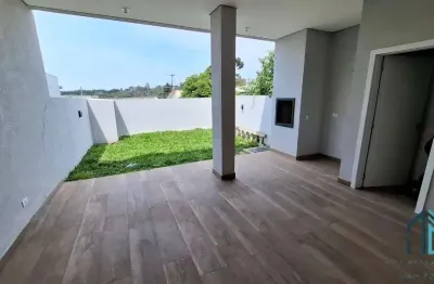 Casa nova, 02 quartos c/suíte, churrasqueira, no jd paulista em campina grande do sul - pr