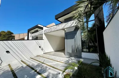 CASA COM EDÍCULA equipada com churrasqueira, 03 quartos c/suíte, em São José dos Pinhais -PR