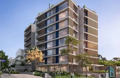 Cobertura a venda, 03 suítes, 03 vagas, no batel em curitiba - pr