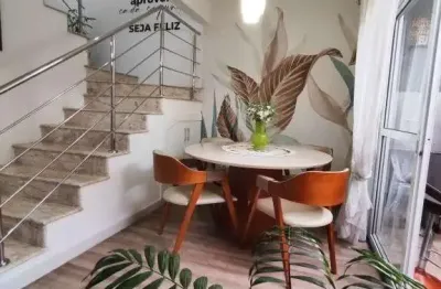 Sobrado geminado no santo antônio com 3 quartos para venda, 124 m²