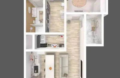 Apartamento com 2 quartos à venda na Rua Madrid, Santa Regina, Camboriú