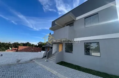 Casa sobreposta c/ 2 quartos à venda no parque embu - colombo!