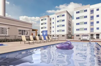 Apartamento com 2 quartos à venda na rua boqueirão, 3854, estância velha, canoas, 45 m2 por r$ 240.000