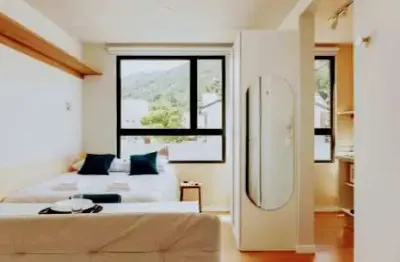 Apartamento com 1 quarto à venda na rua da quaresmeira roxa, 431, cachoeira do bom jesus, florianópolis, 23 m2 por r$ 420.000