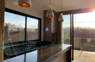 Linda casa a venda em  condomínio terras de siena com 3 suít