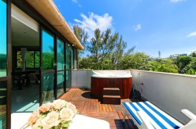 Cobertura com 4 suites para vender condomínio jardim europa  na barra da tijuca