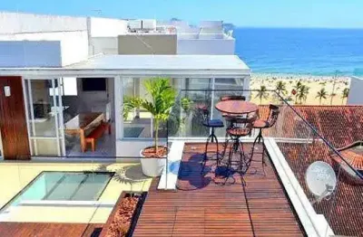 Cobertura com 4 quartos para vender na avenida vieira souto em ipanema