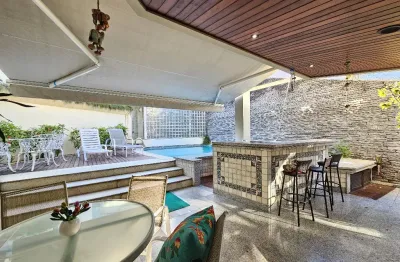 Casa de condomínio com 4 quartos e com piscina, 431 m² na barra da tijuca, jardim clube da barra