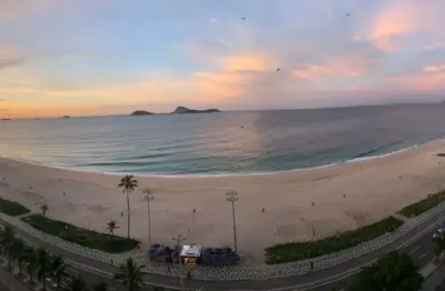 Apartamento alto padrão frontal mar com 4 quartos e 2 vagas à venda na av vieira souto ipanema