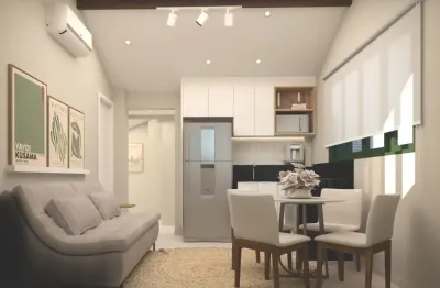 Apartamento quarto e sala para vender em copacabana. mobiliado e reformado.