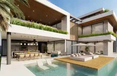 Casa contemporânea de 1200m² à venda com 5 suítes e 4 vagas no condomínio alphaville barra da tijuca