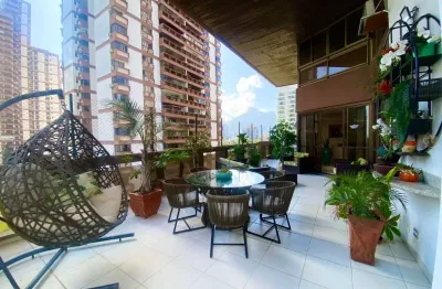 Apartamentos 4 quartos à venda localizado na avenida lucio costa, frontal mar, 4 quartos; 3 suites; 3 vagas. condomínio barramares, barra da tijuca