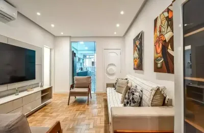 Apartamento reformado com 4 quartos à venda na av atlântica copacabana