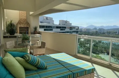 Coberturas a venda na barra da tijuca, 3 quartos; 2 suites; 2 vagas; condomínio blue one – blue das américas, localizado na rua césar lattes