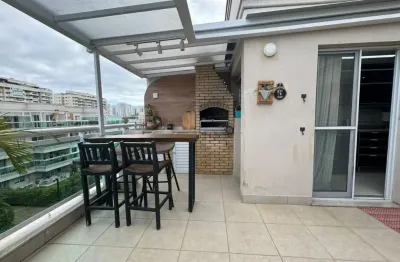 Coberturas para vender no recreio dos bandeirantes, 3 quartos; 2 suites; 2 vagas; localizado na r. abraham palatnik, condomínio barra village prime