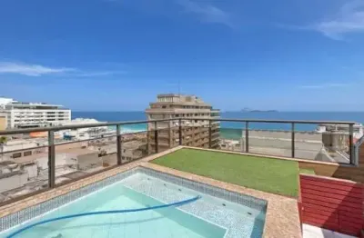 Cobertura com 3 quartos para vender em ipanema, quadrilátero, localizada na rua prudente de morais, 3 quartos; 1 suite; 1 vagas, ipanema, quadrilátero
