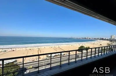Apartamento com 5 quartos e vista para o mar de copacabana à venda