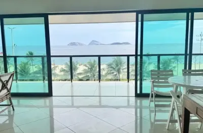 Apartamento frontal ao mar com 4 quartos à venda na av vieira souto