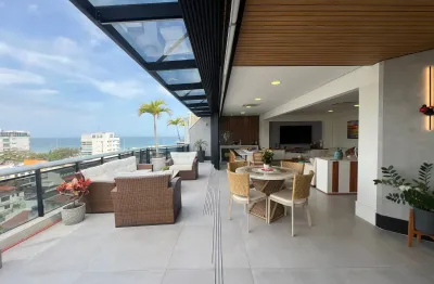 Cobertura com 3 quartos (suítes) para vender, 268m2, condominio waterways, avenida lucio costa, barra da tijuca