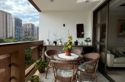 Apartamentos com 3 quartos para vender na barra da tijuca, 120m2, avenida lucio costa, condomínio barramares