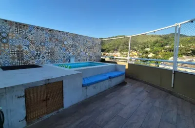 Cobertura com 3 quartos para vender, 160m2, freguesia jacarepagua, pau ferro